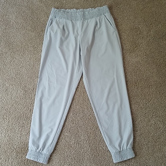 Athleta Pants - Athleta Light Gray Harem Pants